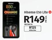 Hisense E50 Lite 4G-On Red Flexi 125