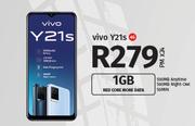 Vivo Y21s 4G-On 1GB Red Core More Data