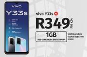 Vivo Y33s 4G-On 1GB Red Core More Data Top Up