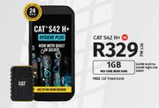 CAT S42 H+-On 1GB Red Core More Data