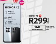 Honor X8 4G-On 1GB Red Core More Data