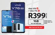Vivo Y76 5G + Vivo Y1s 4G-On 1GB Red Core More Data + On Red Flexi 65