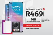 2 x Huawei Nova 8i 4G-On Red Core More Data Top Up + On Red Flexi 65