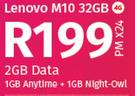 Lenovo M10 32GB 4G-On 2GB Data