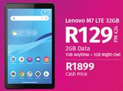 Lenovo M7 LTE 32GB Tablet-On 2GB Data