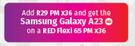 Samsung Galaxy A23 4G-On Red Flexi 65