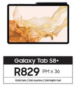 Samsung Galaxy Tab S8+-On 10GB Data