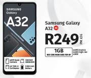 Samsung Galaxy A32 4G Smartphone-On 1GB Red Core More Data Top Up