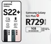Samsung Galaxy S22 Plus 5G Smartphone-On 1GB Red Core More Data