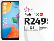 Redmi 10C 4G-On 1GB Red Core More Data Top Up