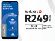 Nokia G50 5G-On 1GB Red Core More Data Top Up