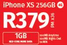 Apple iPhone XS 256GB 4G-On 1GB Red Core More Data
