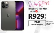 Apple iPhone 13 Pro Max 128GB 5G-On 2GB Red Core More Data