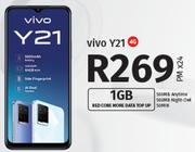 Vivo Y21 4G-On 1GB Red Core More Data Top Up
