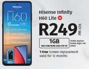Hisense Infinity H60 Lite 4G-On 1GB Red Core More Data Top Up