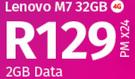 Lenovo M7 32GB 4G-On 2GB Data