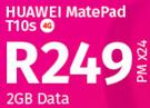 Huawei Mate Pad T10s 4G-On 2GB Data