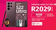 Samsung Galaxy S22 Ultra 5G-On 30GB Red VIP