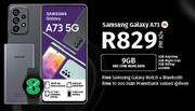 Samsung Galaxy A73 5G-On 9GB Red Core More Data