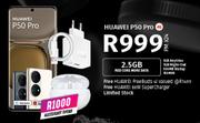 Huawei P50 Pro 4G-On 2.5GB Red Core More Data