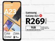 Samsung Galaxy A23 4G-On 1GB Red Core More Data Top Up