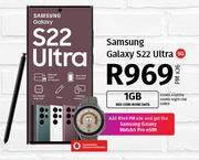 Samsung Galaxy S22 Ultra 5G-On 1GB Red Core More Data
