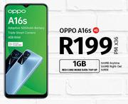 Oppo A16s 4G-On 1GB Red Core More Data Top Up