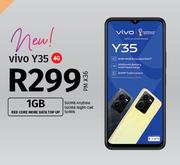 Vivo Y35 4G-On 1GB Red Core More Data Top Up