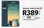 Hisense Infinity H60 5G-On 1GB Red Core More Data Top Up
