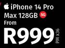 Apple iPhone Pro Max 128GB 5G Smartphone