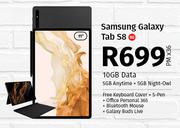 Samsung Galaxy Tab S8 5G-On 10GB Data