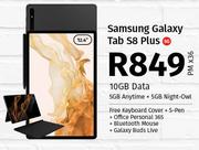 Samsung Galaxy Tab S8 Plus 5G-On 10GB Data