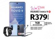 Huawei Nova 9 4G-On Red Core More Data 1GB