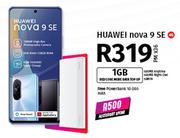 Huawei Nova 9 SE 4G-On Red Core More Data Top Up 1GB