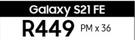 Samsung Galaxy S21 FE-On 1GB Red Core More Data (36 Months)