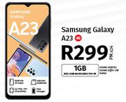 Samsung Galaxy A23 4G-On 1GB Red Core More Data Top Up