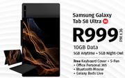 Samsung Galaxy Tab S8 Ultra 5G-On 10GB Data