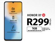 Honor X7 4G-On 1GB Red Core More Data Top Up