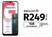 Nokia G21 5G-On 1GB Red Core More Data