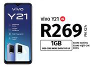 Vivo Y21 4G-On 1GB Red Core More Data Top Up
