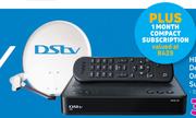 DSTV Hd Single View Decoder Plus One Month Subscription