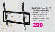 Ellies Ultra Slim Flat/Tilt TV Wall Mount Bracket