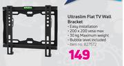 Ellies Ultra Slim Flat TV Wall Bracket