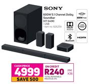 Sony 600W 5.1 Channel Dolby Soundbar HT-S40R