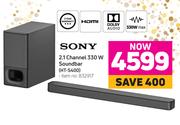 Sony 2.1 Channel 330W Soundbar HT-S400