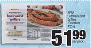 Spar Butchers Best Grillers(Selected)-425g Per Pack