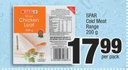 Spar Cold Meat Range-200g Per Pack