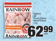 Rainbow IQF Frozen Chicken Mixed Portions-2Kg Each