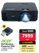 Acer DLP Wireless Projector XGA X1228i