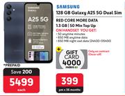 Samsung Galaxy A25 5G 128GB Dual Sim-Each